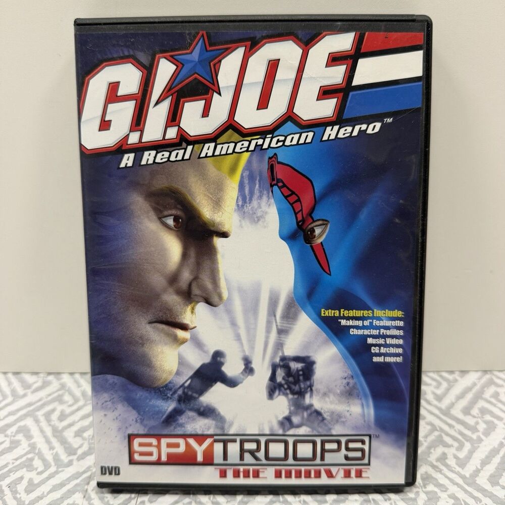 G.I. Joe Spy Troops The Movie DVD 2003 Animated Real American Hero Hasbro Tested